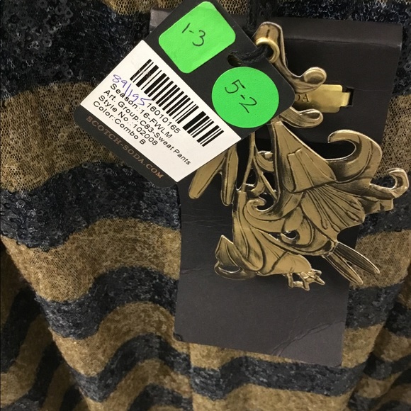 Scotch & Soda sequin Palazzo pant - Picture 8 of 8